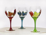 Trio of Autumn Glasses